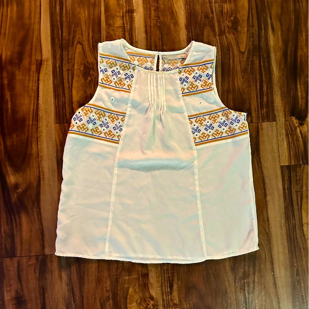 Sfera Embroidered Tank Top
